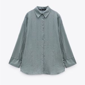 ZARA OVERSIZED SHIRT OPEN BACK